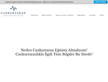 Tablet Screenshot of cankurtaranegitimi.com